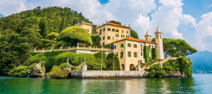 Lake Como in Italy Must Visit wallpaper 720x320