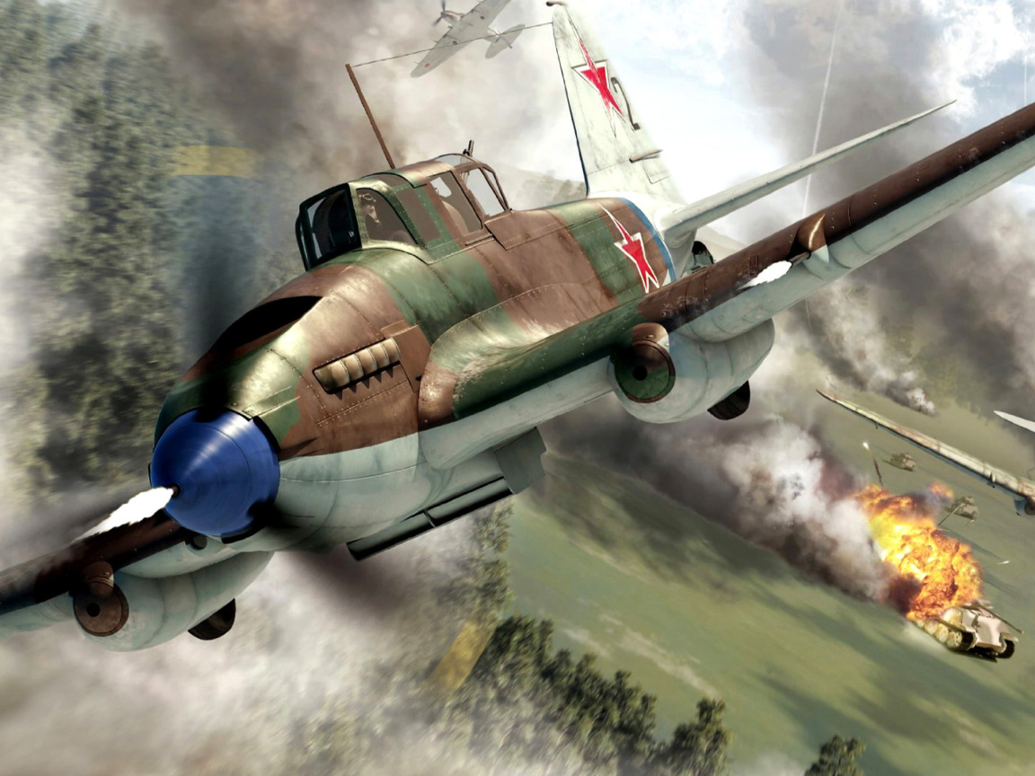Il 2 Shturmovik Ground Attack Aircraft wallpaper 1152x864