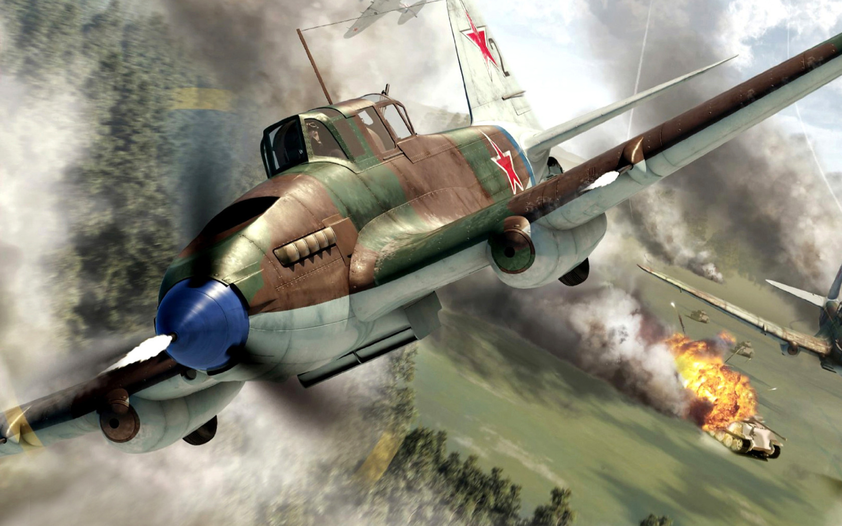Il 2 Shturmovik Ground Attack Aircraft wallpaper 1680x1050