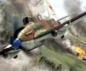 Il 2 Shturmovik Ground Attack Aircraft wallpaper 176x144