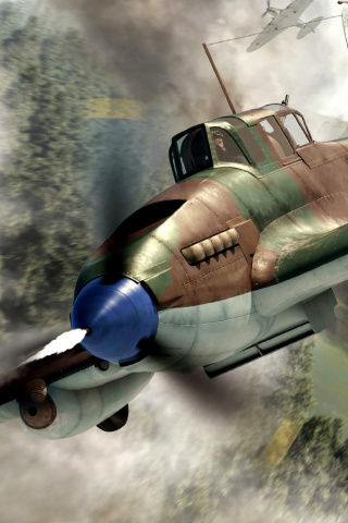 Il 2 Shturmovik Ground Attack Aircraft wallpaper 320x480