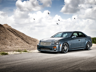 Das Cadillac CTS-V Test Drive Wallpaper 320x240