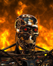 Fondo de pantalla Cyborg Terminator 176x220