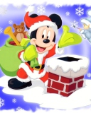 Mickey Santa screenshot #1 128x160