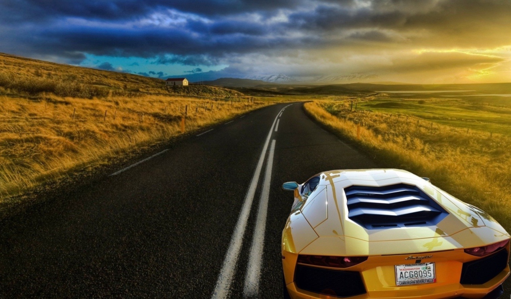 Lamborghini Aventador screenshot #1 1024x600