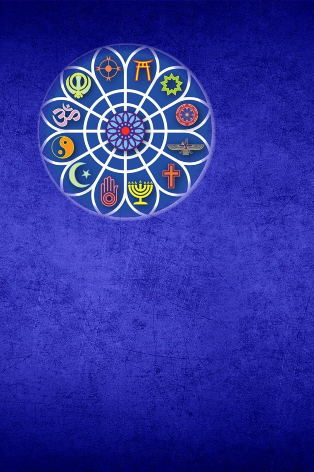 Das Unity of Religions Wallpaper 640x960
