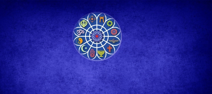 Das Unity of Religions Wallpaper 720x320