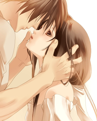 Anime Couple Wallpaper for 240x320