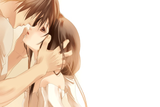 Anime Couple - Obrázkek zdarma pro Fullscreen Desktop 800x600