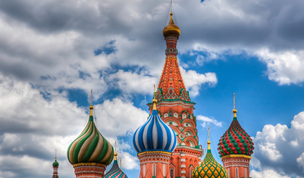 Saint Basil's Cathedral - Red Square wallpaper 1024x600