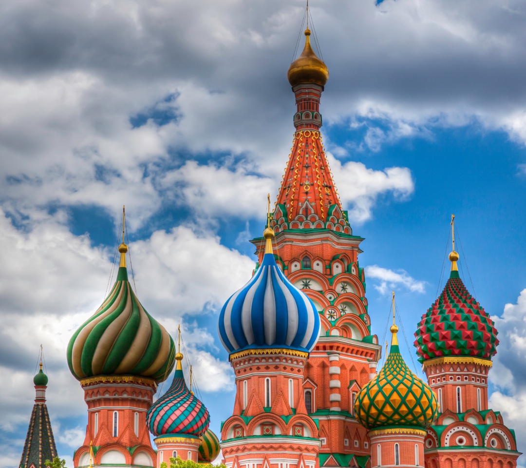 Das Saint Basil's Cathedral - Red Square Wallpaper 1080x960