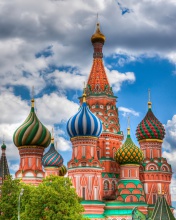 Saint Basil's Cathedral - Red Square wallpaper 176x220