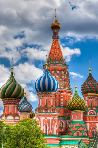 Saint Basil's Cathedral - Red Square wallpaper 320x480
