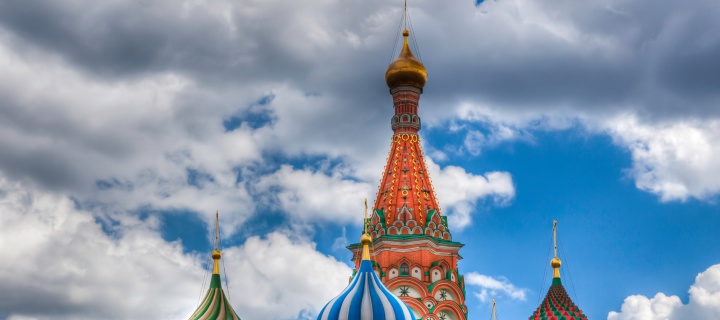 Screenshot №1 pro téma Saint Basil's Cathedral - Red Square 720x320