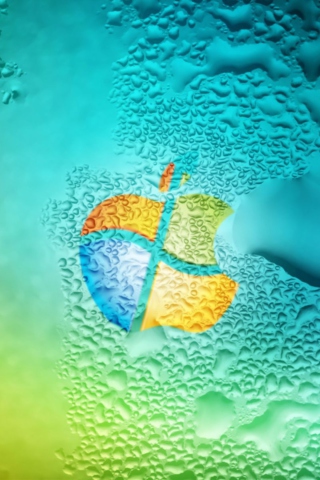 Das Apple Windows Wallpaper 320x480