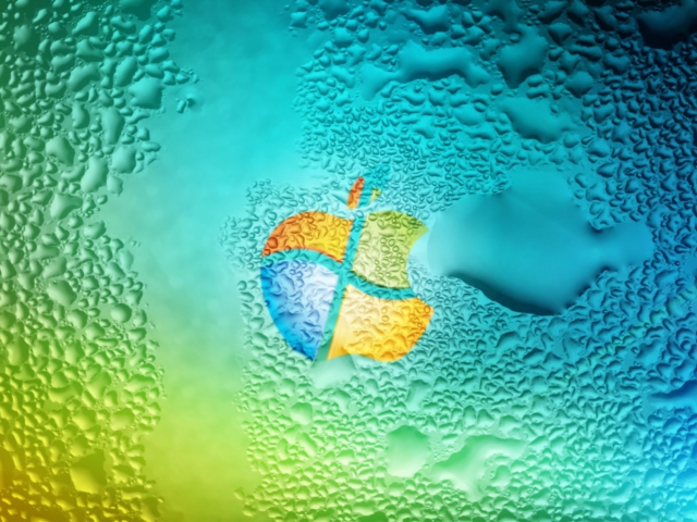 Apple Windows wallpaper 640x480