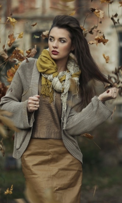 Autumn Girl screenshot #1 240x400
