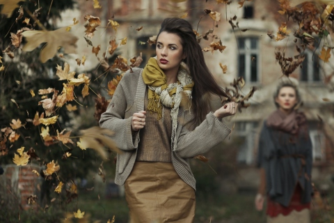Autumn Girl screenshot #1 480x320