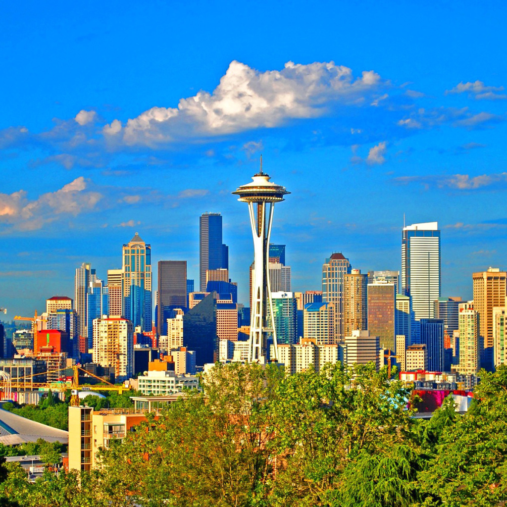 Das Seattle Landscape, Washington Wallpaper 1024x1024