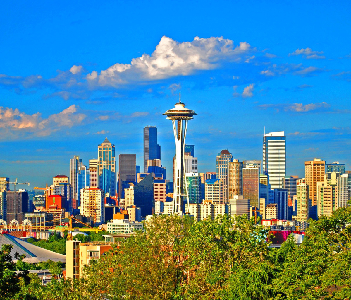 Обои Seattle Landscape, Washington 1200x1024