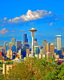 Sfondi Seattle Landscape, Washington 128x160