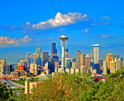 Sfondi Seattle Landscape, Washington 176x144