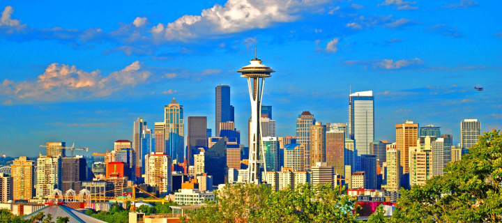 Screenshot №1 pro téma Seattle Landscape, Washington 720x320