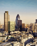Обои London City Panorama 128x160