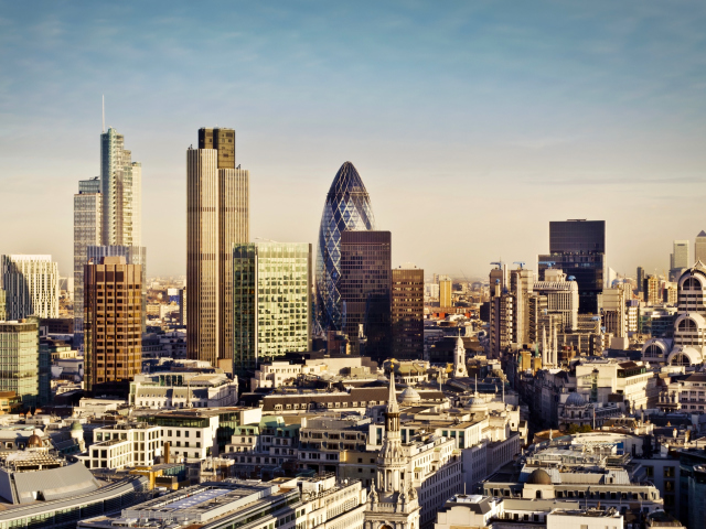 London City Panorama wallpaper 640x480