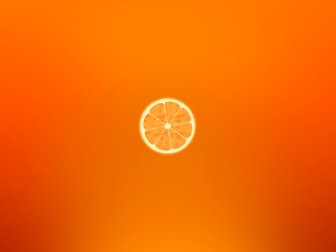 Das Orange Illustration Wallpaper 1152x864