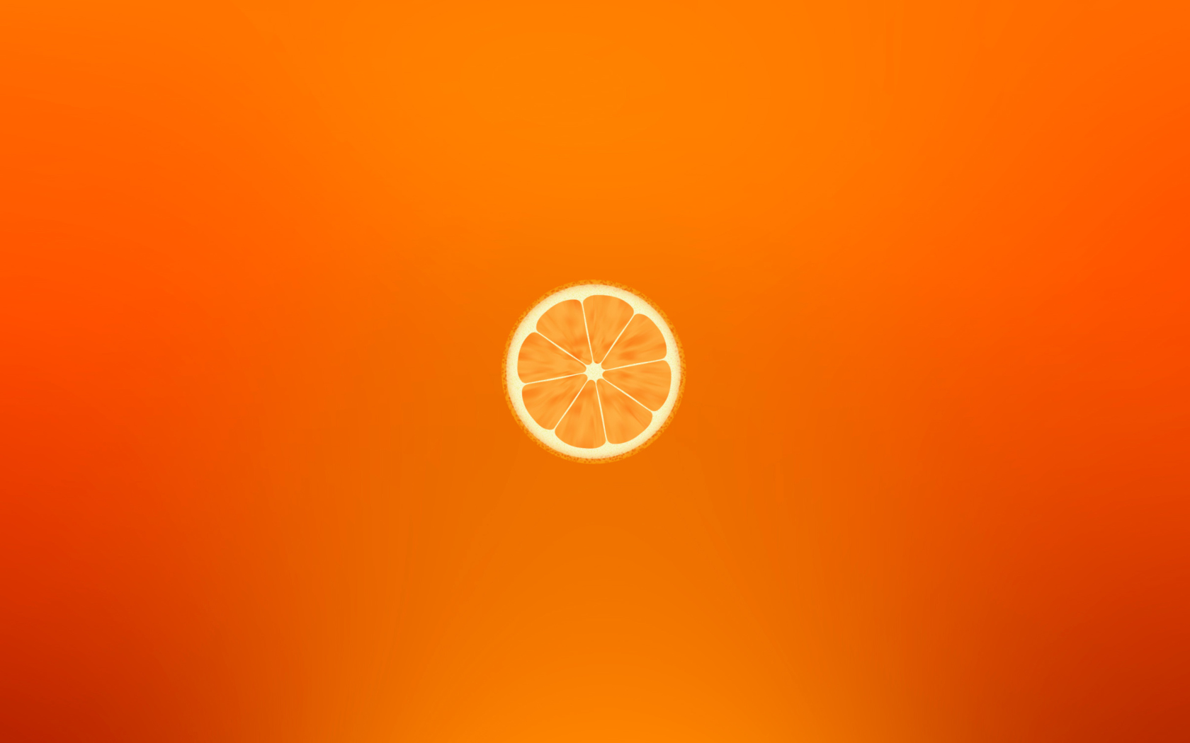 Fondo de pantalla Orange Illustration 1680x1050