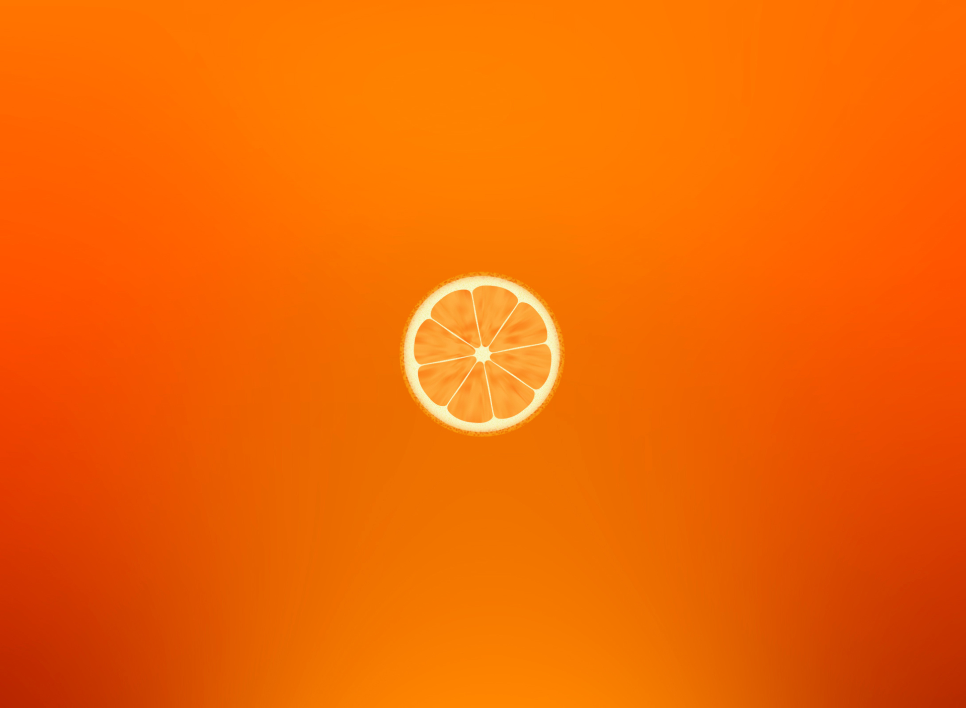 Fondo de pantalla Orange Illustration 1920x1408