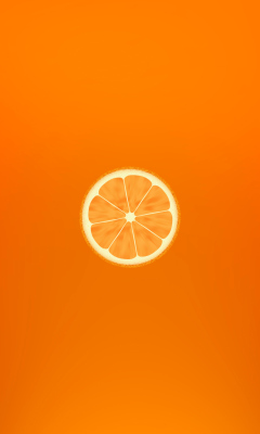 Orange Illustration wallpaper 240x400