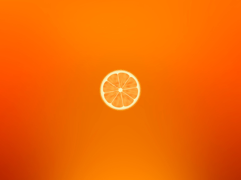 Orange Illustration wallpaper 800x600