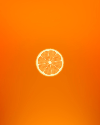 Orange Illustration Picture for 240x320