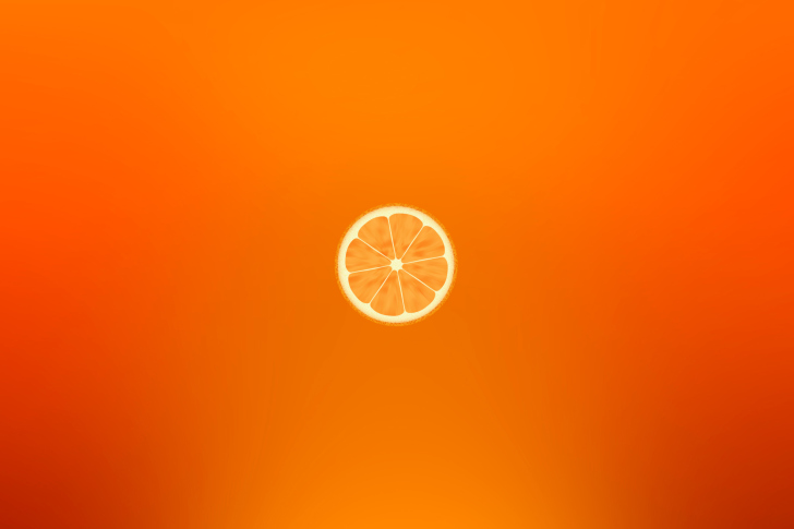Fondo de pantalla Orange Illustration