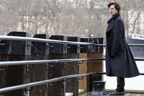 Обои Sherlock Tv Series 480x320