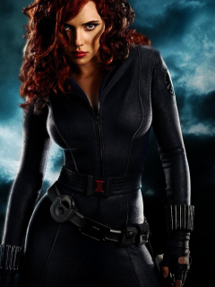 Fondo de pantalla Black Widow 240x320