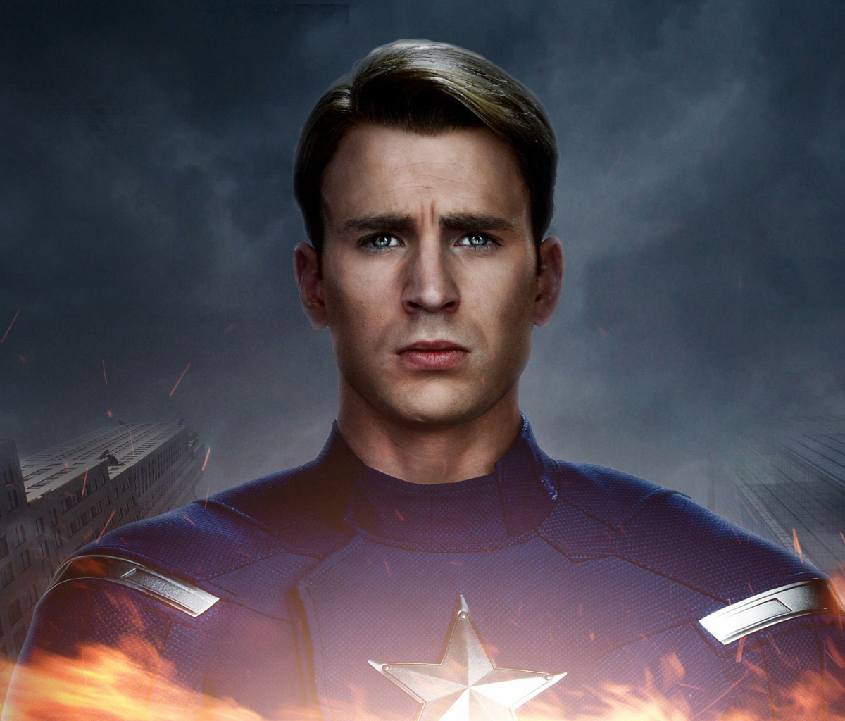 Fondo de pantalla Captain America 1200x1024