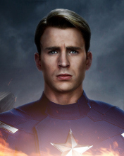 Обои Captain America 176x220