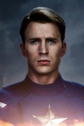 Обои Captain America 320x480