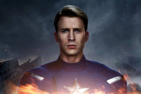 Screenshot №1 pro téma Captain America 480x320