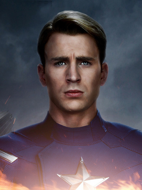 Captain America wallpaper 480x640