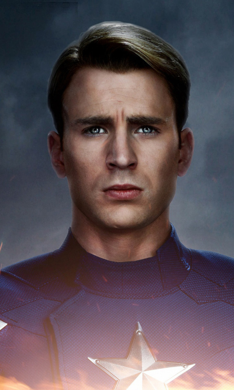 Fondo de pantalla Captain America 480x800