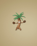 Funny Coconut Palm Tree Illustration screenshot #1 128x160