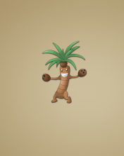 Fondo de pantalla Funny Coconut Palm Tree Illustration 176x220