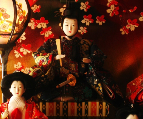 Japanese Doll Festival wallpaper 480x400
