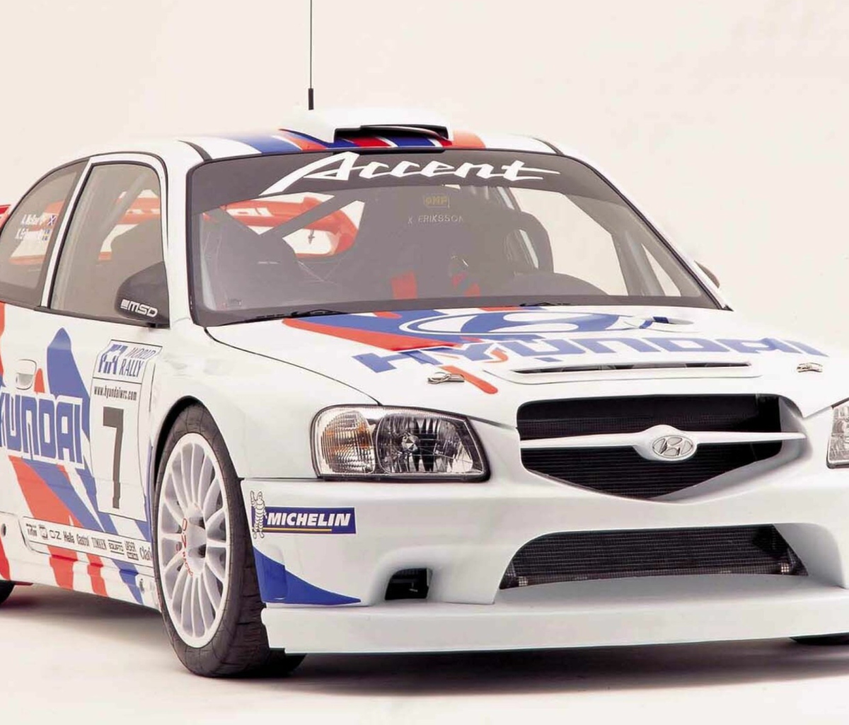 Обои Hyundai Accent WRC 1200x1024