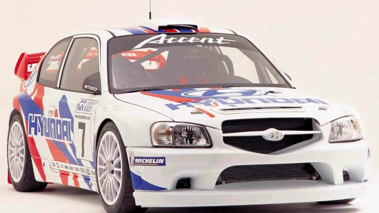 Das Hyundai Accent WRC Wallpaper 1280x720