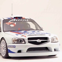 Fondo de pantalla Hyundai Accent WRC 208x208
